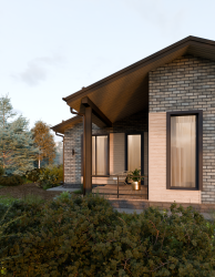 Труба водосточная  D 80мм  DOCKE STANDARD 3 м темно-коричневый