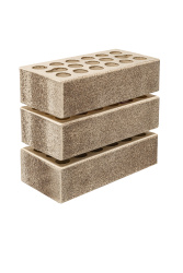 Кирпич керам лицевой одинар пустот 250х120х65  КЕРМА Premium ХАН