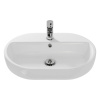Умывальник мебельный белый CASPIA 60 OVAL 600х150х420  CERSANIT