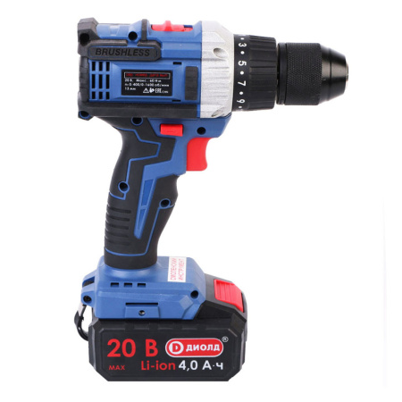 Шуруповерт акк. ДИОЛД ДЭА-20 ЛИ-01 (20В, 4,0 Ач, 60Нм, 1,91кг)