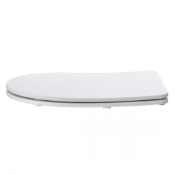 Унитаз белый ОСТИН компакт, сиденье дюропласт, микролифт 650х350х790  SANTEK