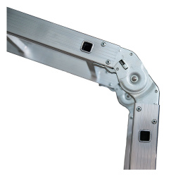 Лестница трансформер, высота 3,54м, 4 колена по 3 ступени  АЛЮМЕТ