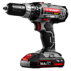 Шуруповерт акк ЗУБР ДШЛ-141-Li (14,4В,2акк,1,3Нм,35Нм,1,48кг)