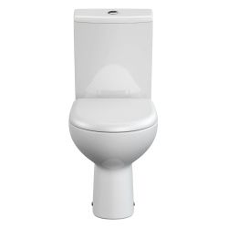 Унитаз белый NATURE компакт, сиденье дюропласт, микролифт, безободковый 660х375х785  CERSANIT