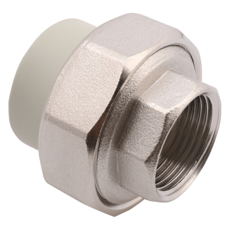 Американка 40 - 1 1/4" ВР PPR серый  FV-PLAST