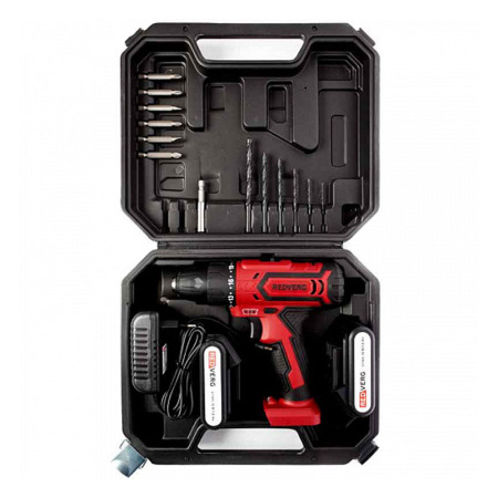 Шуруповерт акк. REDVERG RD-SD12L/2Y (12В,2акк.,1,5Ач,20Нм,2,1кг)