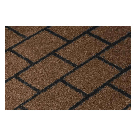 Черепица рулонная Кирпичная кладка, коричневая (1,0х8,0 м) 36 кг,раб.ширина 0,9 м