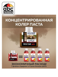 Колер бурый высококонцентрированный 80мл  TICIANA