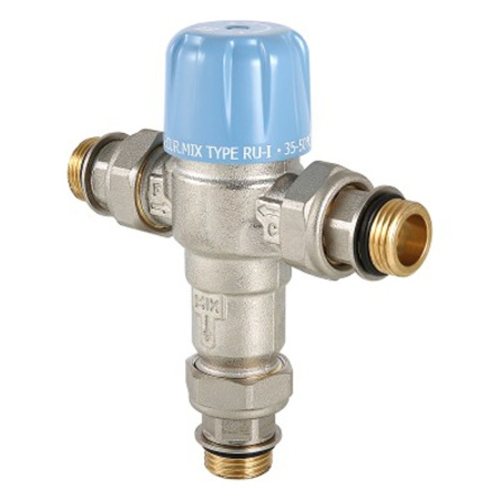 Клапан термостатический подмешивающий  1/2" 30-50оС THERMOMIX  VALTEC