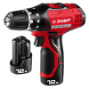 Шуруповерт акк ЗУБР ДА-12-2-Li (12В,2акк,1,5Ач,40Нм,0.96кг)