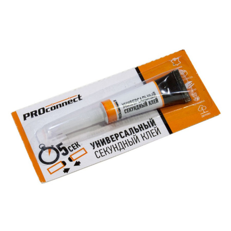 Клей секундный   3г  PROconnect Гель