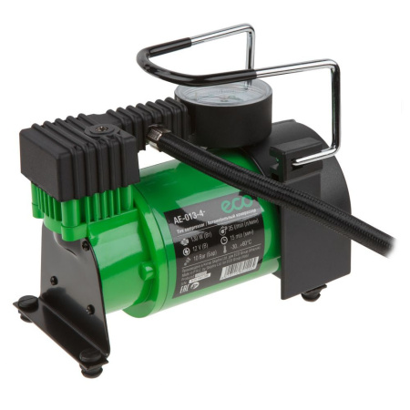 Компрессор автомобильный  ECO AE-013-4  (12В,130Вт,35л/мин,сумка)