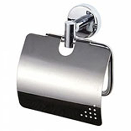 Держатель для бумаги с крышкой хром  LEDEME