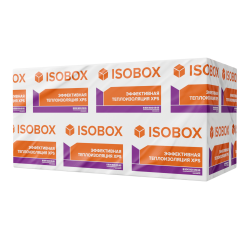 Пенополистирол экструдированный   20 х 600 х 1200мм (0,288м3)  20 плит  Изобокс 100 ТН